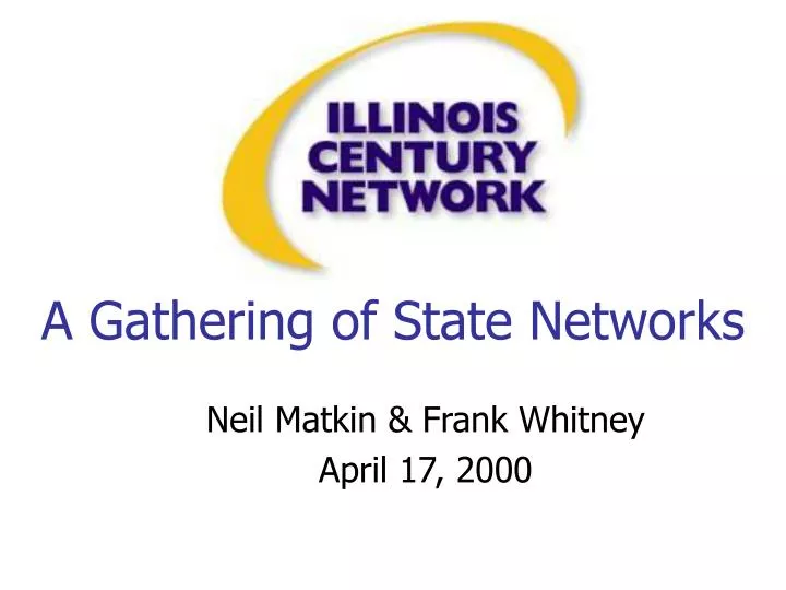 a gathering of state networks