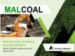 MALAWI COAL TO POWER MALAWI GROWTH - slide 1