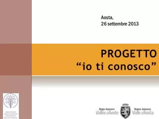 progetto io ti conosco