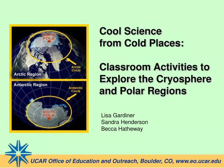 cool science from cold places classroom activities to explore the cryosphere and polar regions