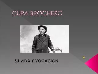 cura brochero
