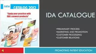 Ida catalogue