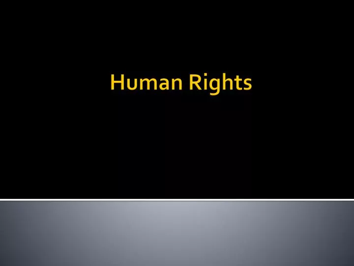 human rights