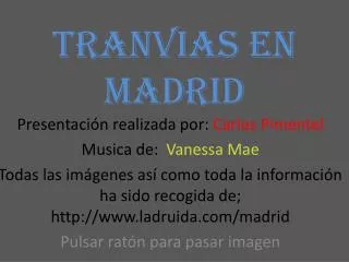 tranvias en madrid