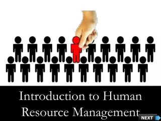 Introduction to Human Resource Management