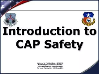 Introduction to CAP Safety