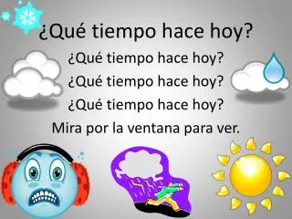 qu tiempo hace hoy