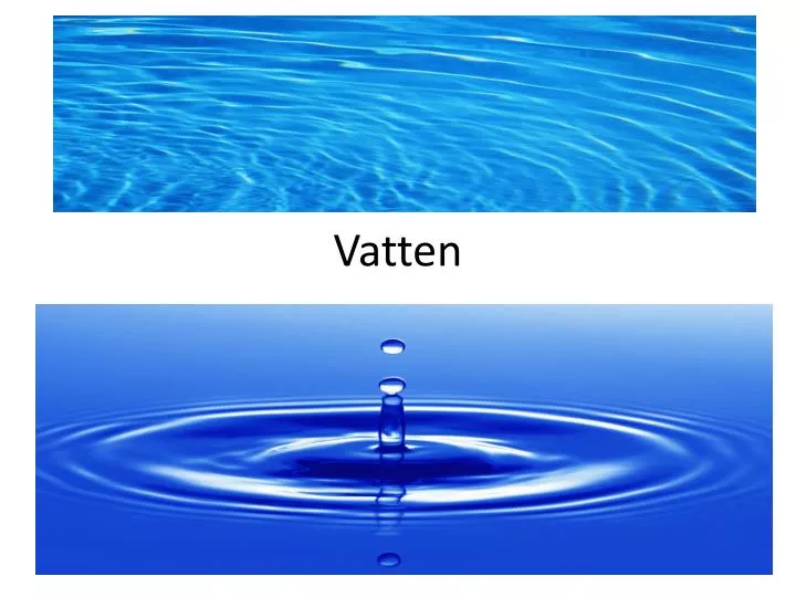 vatten