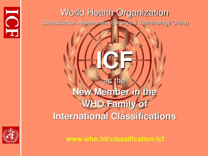 world health organization classification assessment surveys terminology group