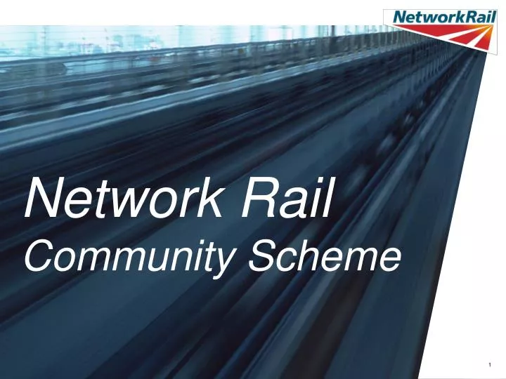 network rail community scheme