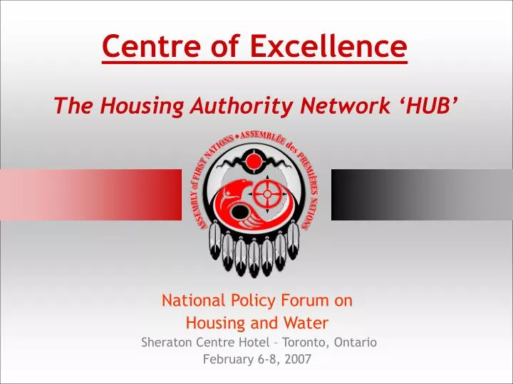 centre of excellence the housing authority network hub