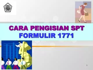 cara pengisian spt formulir 1771
