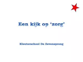 een kijk op zorg