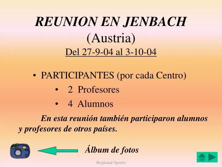 reunion en jenbach austria del 27 9 04 al 3 10 04