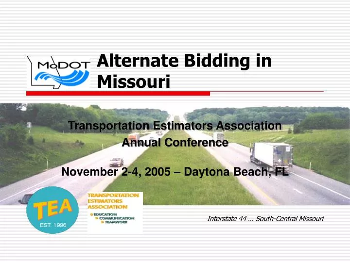 alternate bidding in missouri