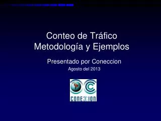 conteo de tr fico metodolog a y ejemplos