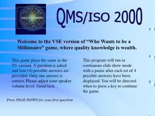 QMS/ISO 2000