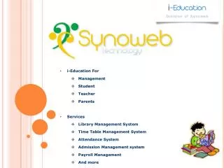 i -Education For Management Student Teacher Parents Services Library Management System