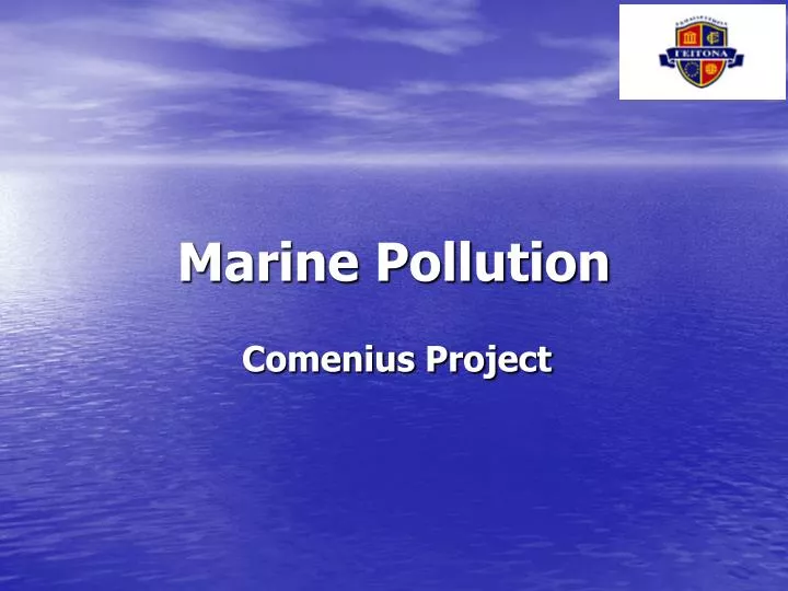 marine pollution