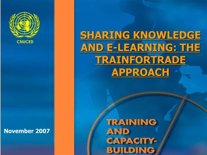 sharing knowledge and e learning the trainfortrade approach