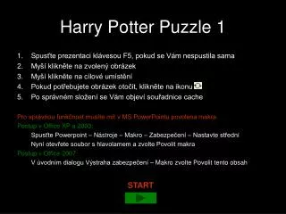harry potter puzzle 1