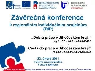 z v re n konference
