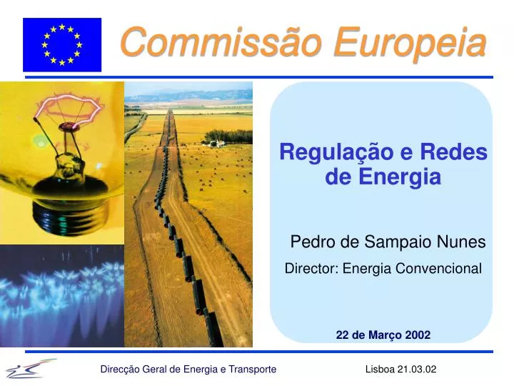 regula o e redes de energia pedro de sampaio nunes director energia convencional