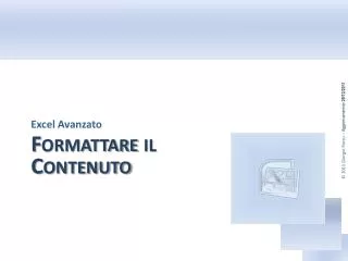 formattare il contenuto