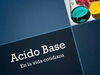 acido base