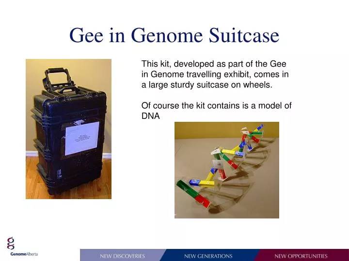 gee in genome suitcase