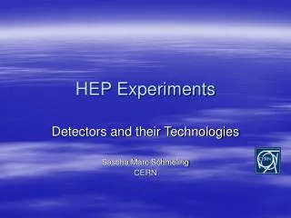 HEP Experiments