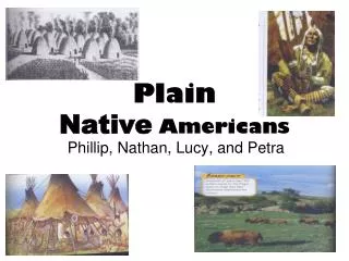 Plain Native Americans