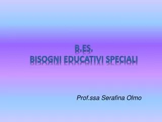 b es bisogni educativi speciali