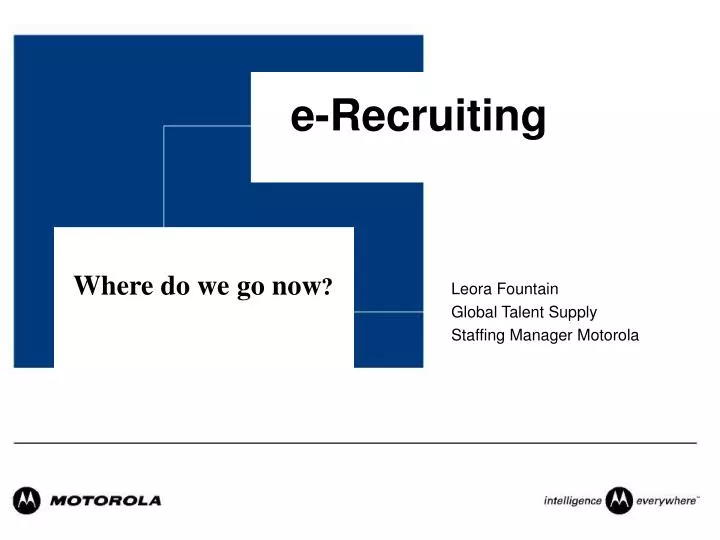 leora fountain global talent supply staffing manager motorola