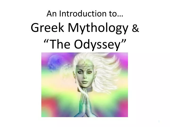 an introduction to greek mythology the odyssey