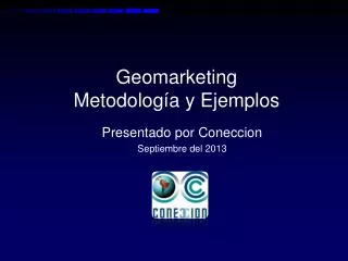 geomarketing metodolog a y ejemplos