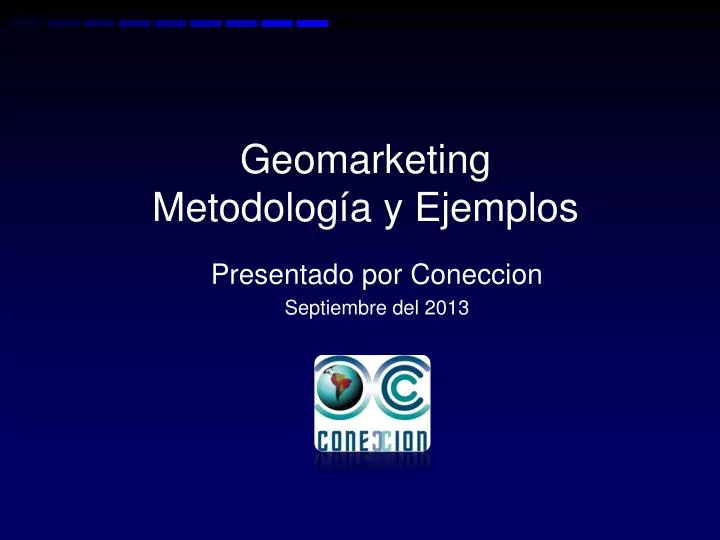 geomarketing metodolog a y ejemplos
