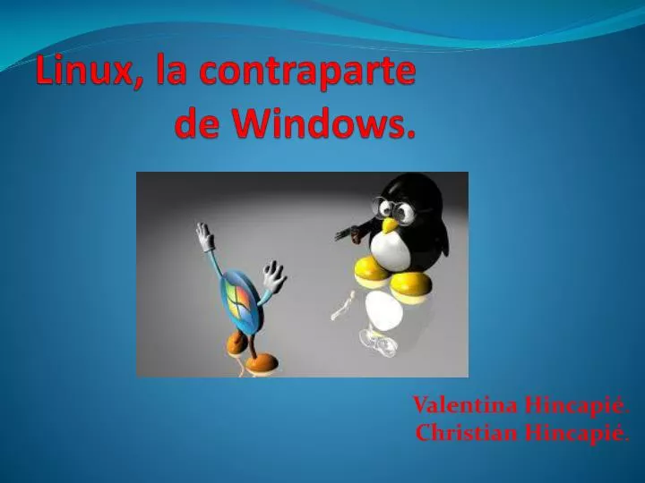 linux la contraparte de windows