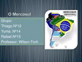 o mercosul