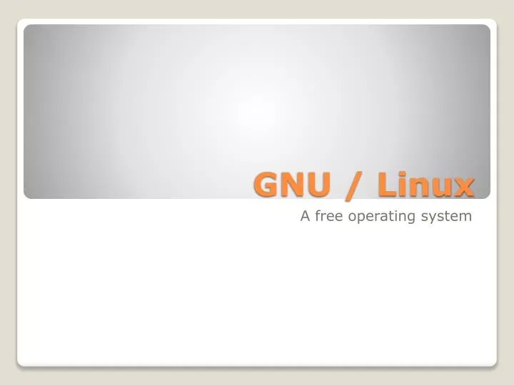 gnu linux
