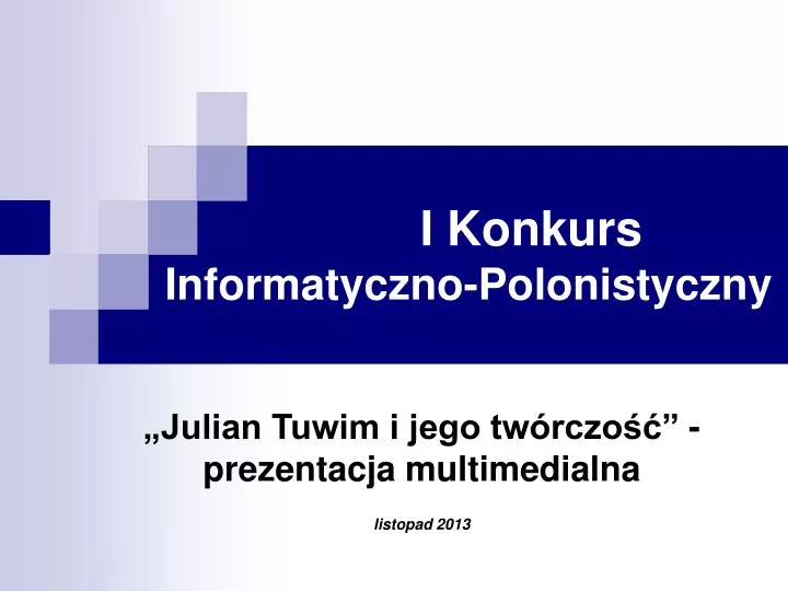 i konkurs informatyczno polonistyczny