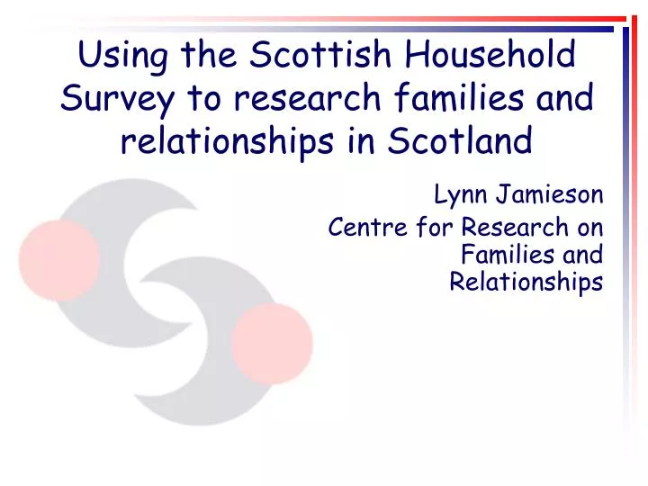 using the scottish household survey to research families and relationships in scotland