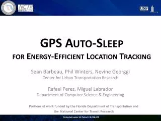 GPS Auto-Sleep for Energy-Efficient Location Tracking