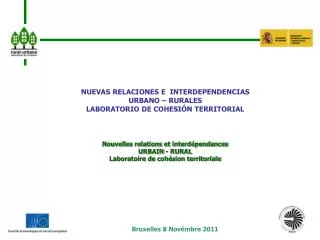 nuevas relaciones e interdependencias urbano rurales laboratorio de cohesi n territorial