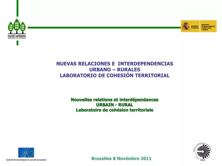 nuevas relaciones e interdependencias urbano rurales laboratorio de cohesi n territorial