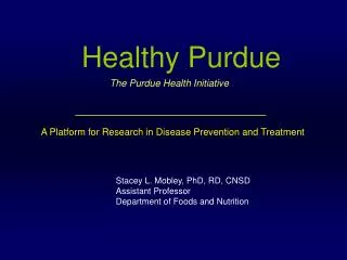 Healthy Purdue