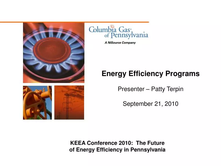 energy efficiency programs presenter patty terpin september 21 2010