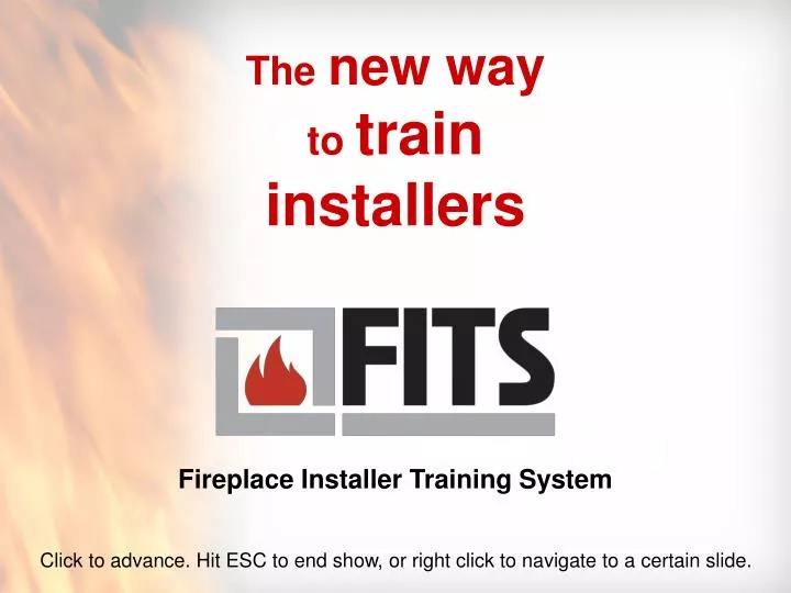 the new way to train installers