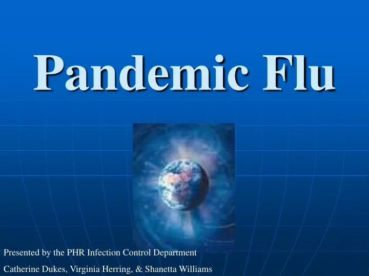 pandemic flu