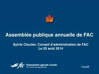 assembl e publique annuelle de fac
